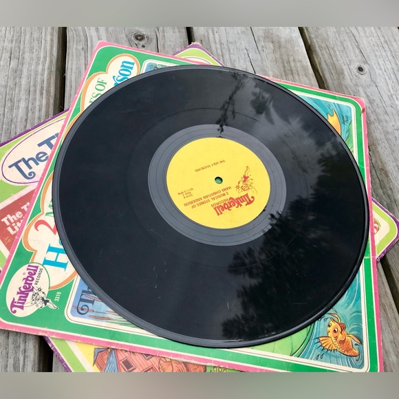 Lot Vintage Childrens Records Story Book Reading Songs Classic Fairy Tale Fables - Picture 9 of 16